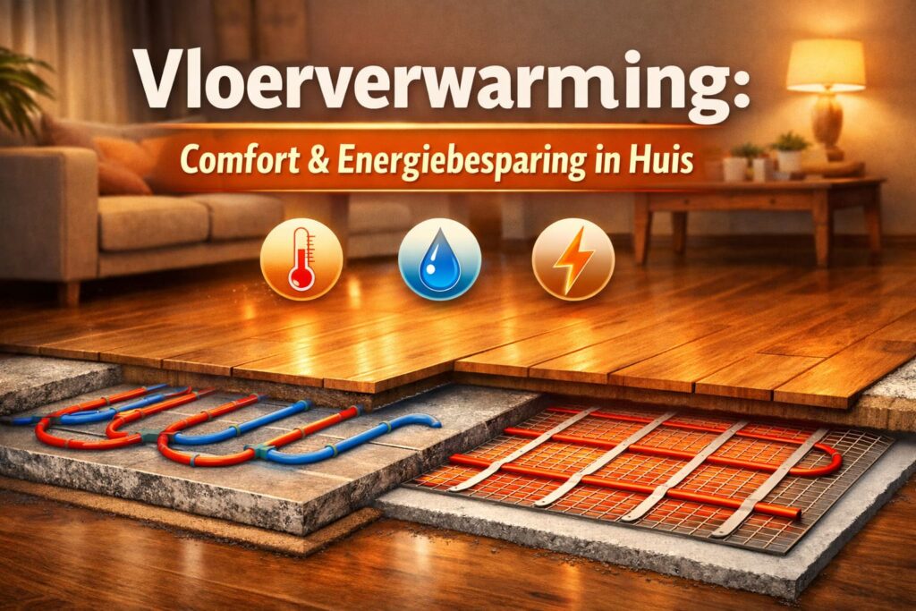 vloerverwarming, vloerverwarming voordelen, elektrische vloerverwarming, Alexwaterandbouw