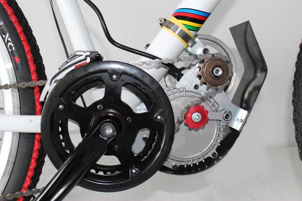 Kettingloze fiets, kettingloze aandrijving fiets, AlexWater&Bouw