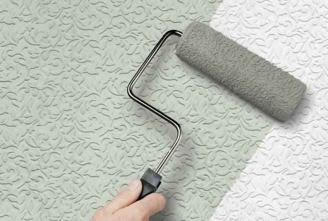 Overschilderbaar Behang, behang om te schilderen, AlexWaterandBouw