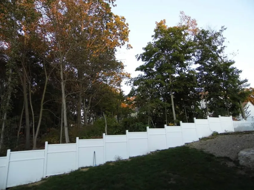 Trapvormige Helling, Vinyl Omheining, Vinyl Omheining Ideeën, AlexWaterandBouw